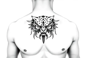 a men's belly tattoo tattoo idea