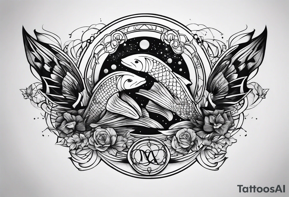 masculine pisces friendship tattoo idea tattoo idea