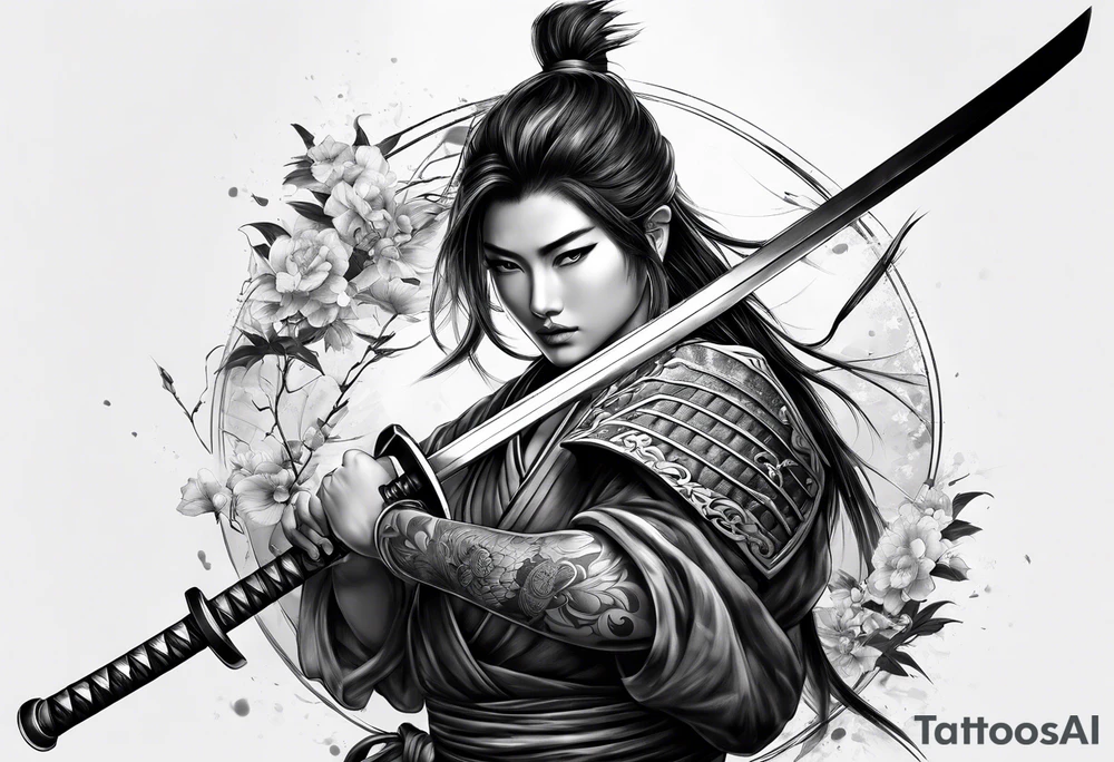 Katana tattoo idea