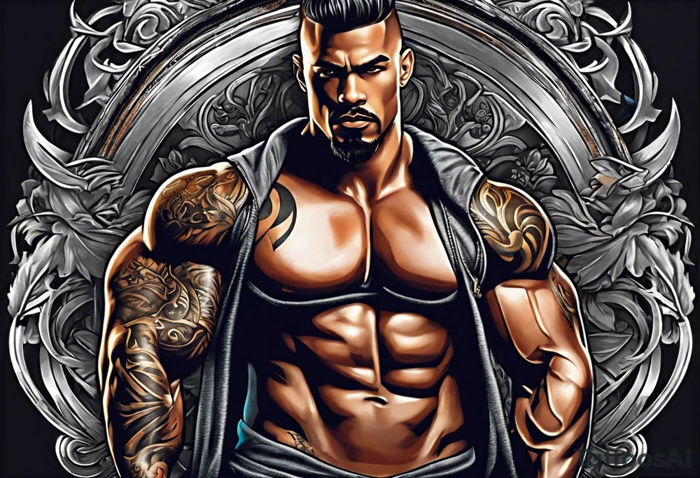 iron sharpens iron, fitness, men, sweat, gloom tattoo idea