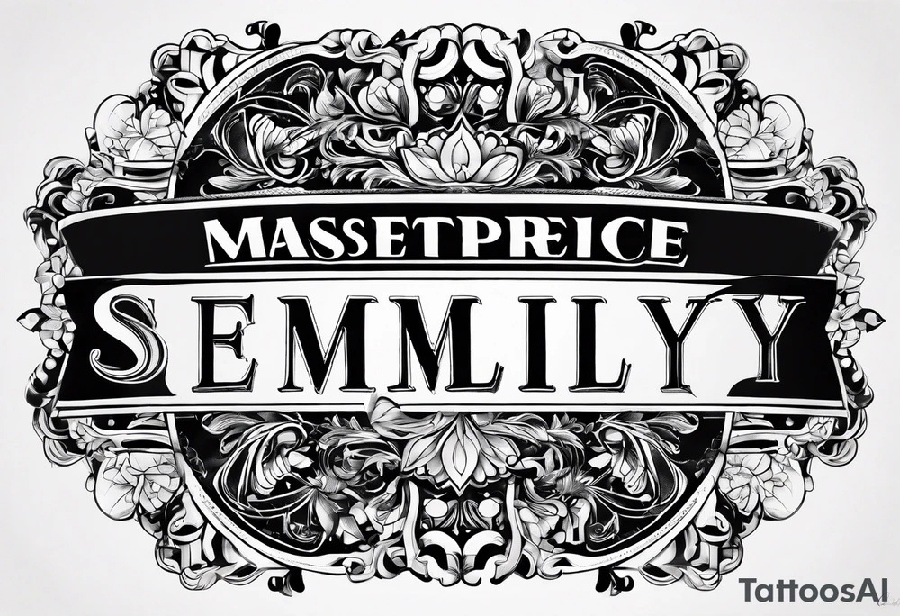 semilly name written in beautiful letters with a small heart tattoo idea
