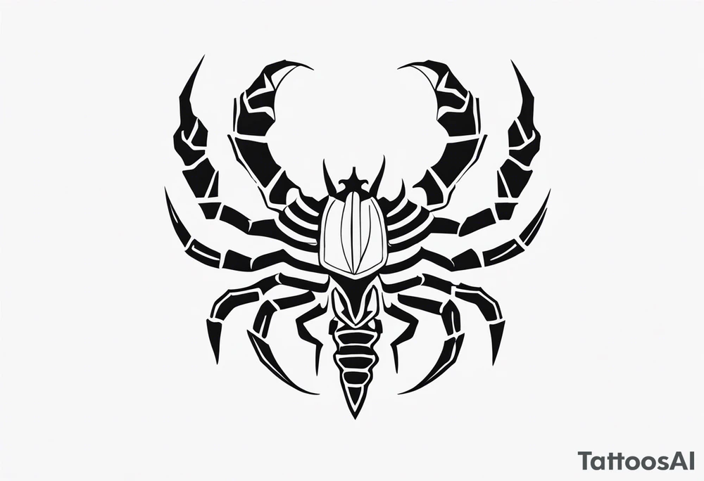 Scorpio tattoo idea