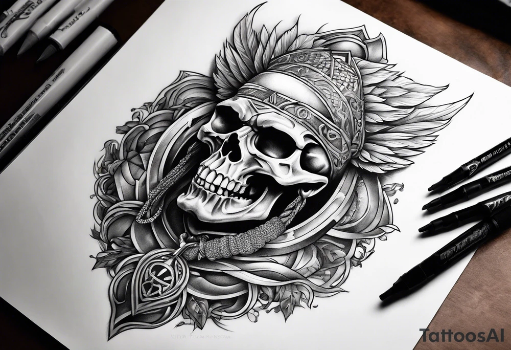 Prostate cancer warrior tattoo idea