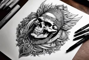 Prostate cancer warrior tattoo idea