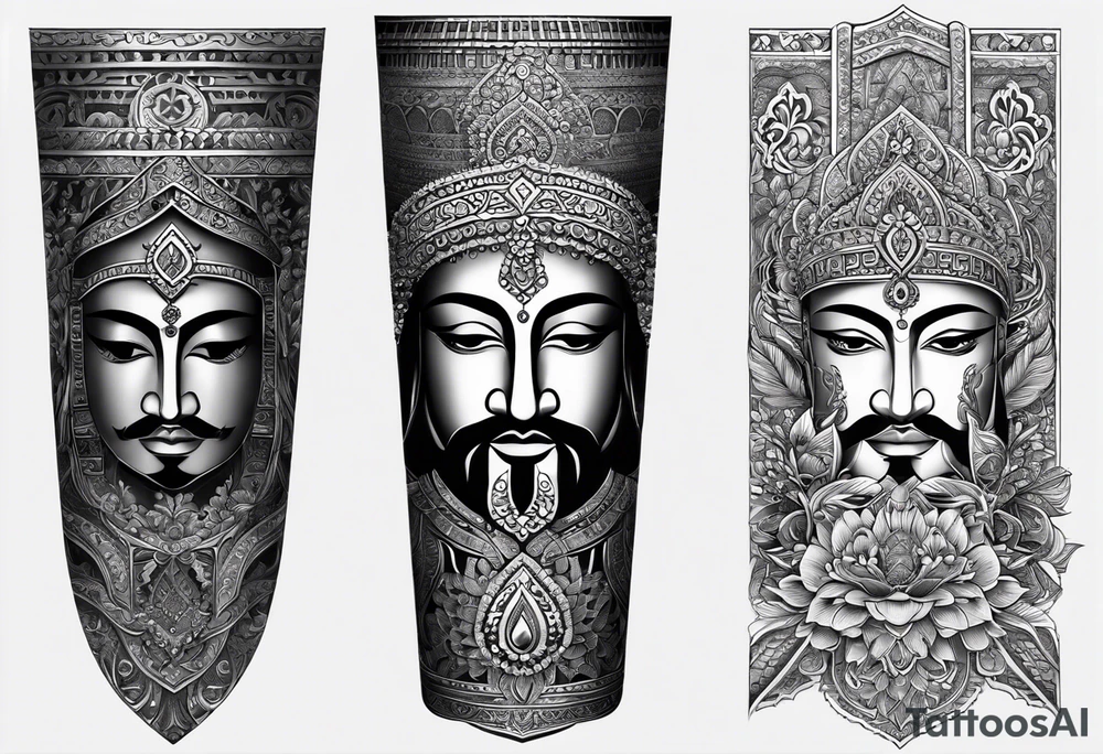 strength, small, Khachkar ,  elegant, lengthy, vishap tattoo idea