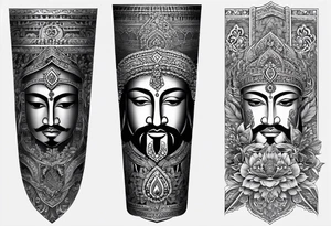 strength, small, Khachkar ,  elegant, lengthy, vishap tattoo idea