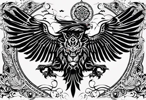 black kali, goddess pirate, alien, angel, pachamama, valkrye, warrior, flying, skull, lotus azul, wing, eagle, zenza resonance, stars, 5D, anahata chakra, death, durga, riding on a tiger tattoo idea