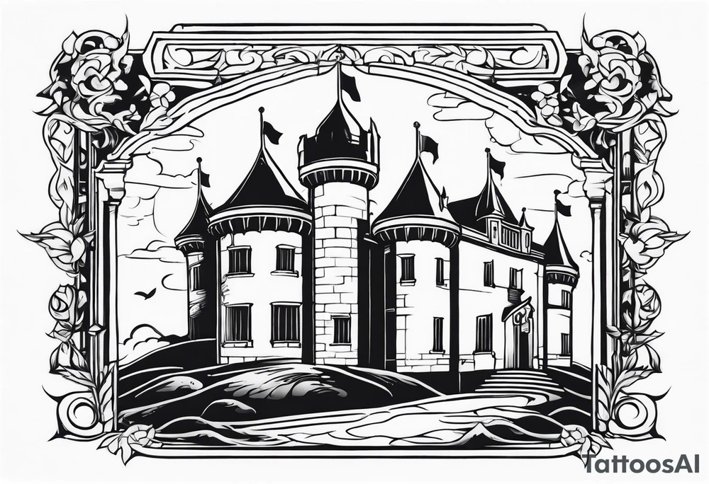 Chateau d’if prison tattoo idea