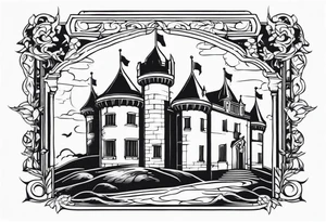 Chateau d’if prison tattoo idea