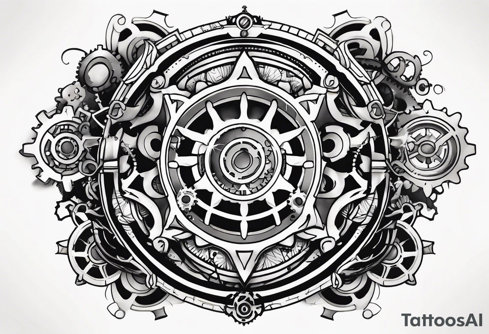 Steampunk Gear tattoo idea
