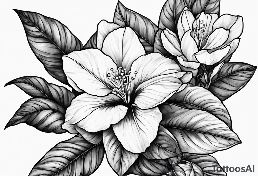 bouganvillea tattoo idea