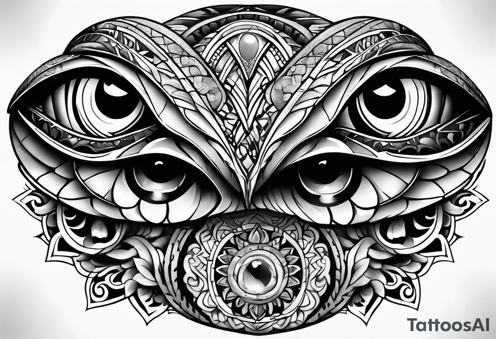 Copperhead eyes tattoo idea