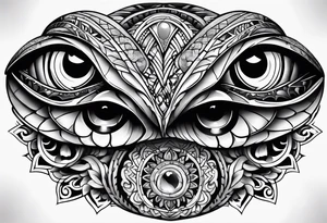 Copperhead eyes tattoo idea