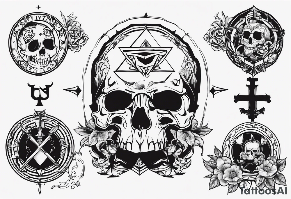 "Vectigal Vanitas est, utilitas Sanitas est, Nummus est Rex" tattoo idea