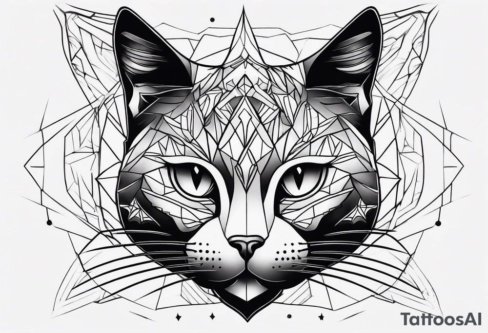 Black Cat tattoo idea