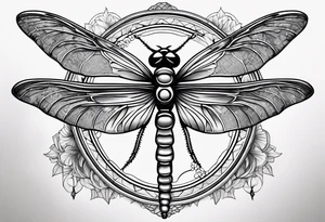 Women in recovery, time piece, dragon fly tattoo idea