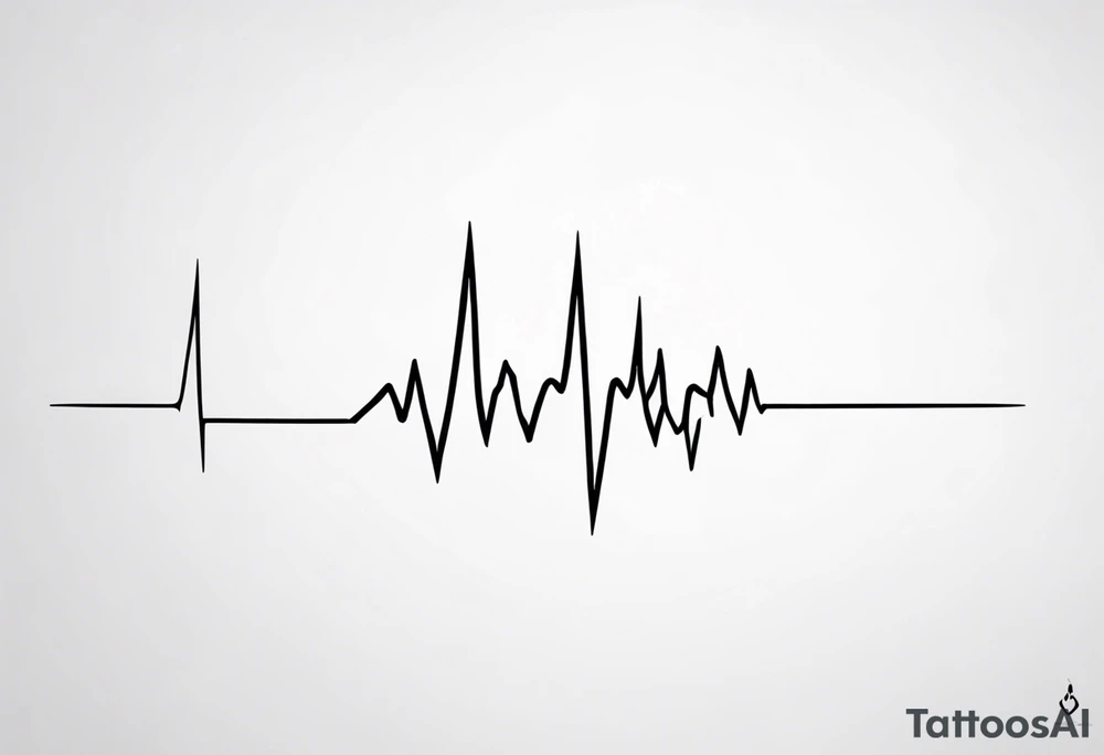 ekg tattoo tattoo idea