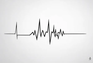 ekg tattoo tattoo idea