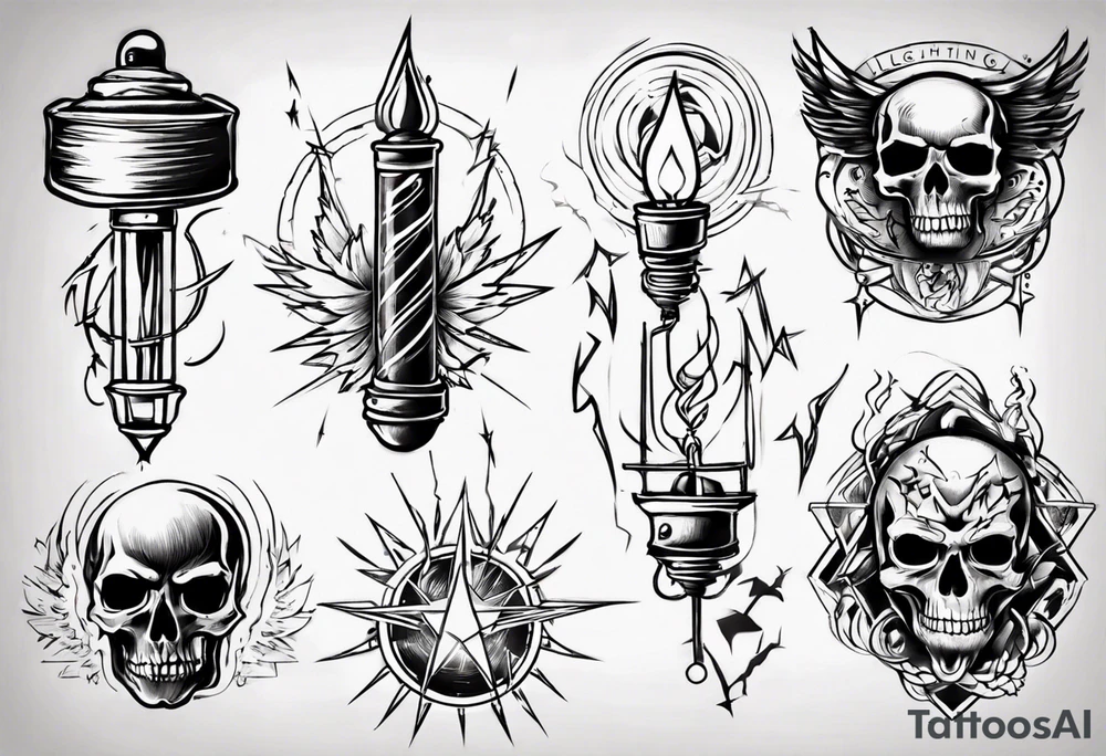 Lighting tattoo idea