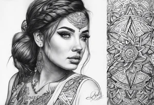 Addison, December, Yuba City tattoo idea