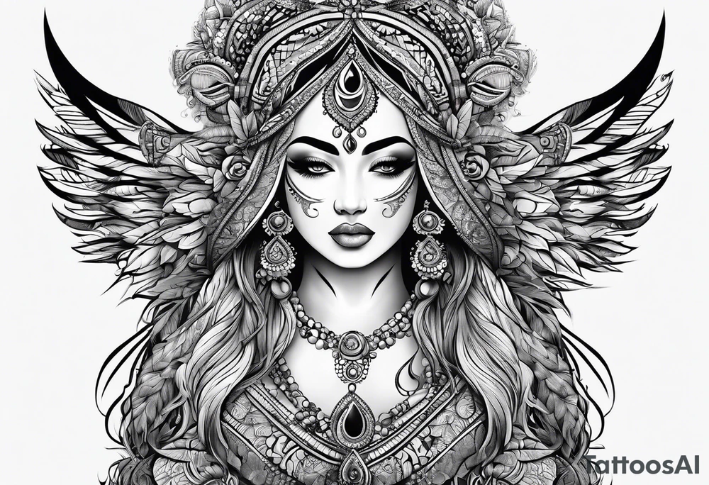 mãos duas filhas tattoo idea