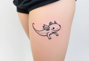 axolotl tattoo idea