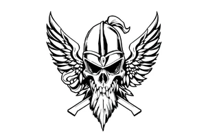 generate me the white knights of americas gang brand. tattoo idea