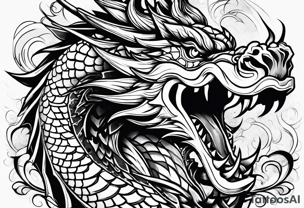DRAGO GIAPPONESE tattoo idea