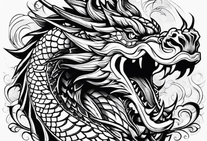 DRAGO GIAPPONESE tattoo idea
