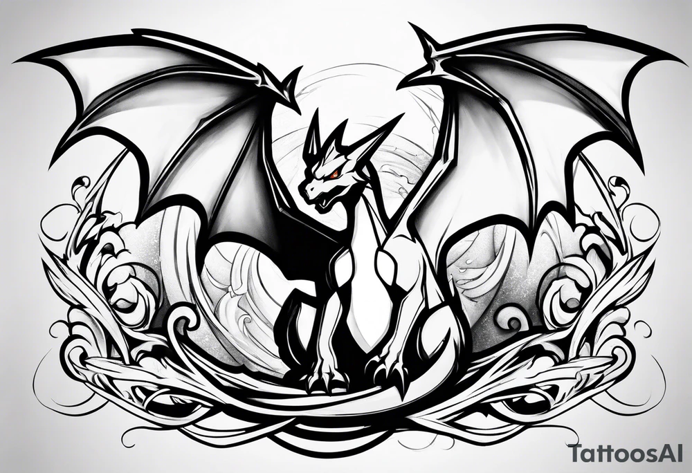 charizard tattoo idea