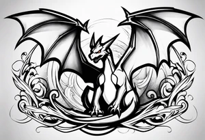 charizard tattoo idea