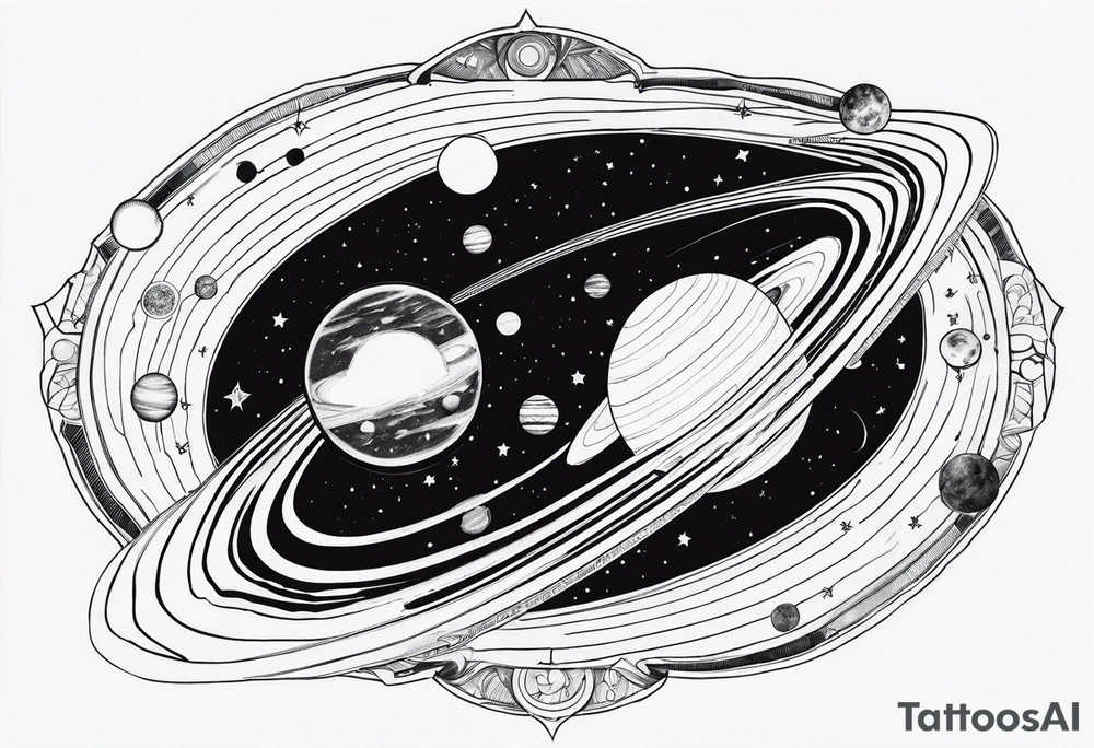 solar system, galaxy, superman tattoo idea