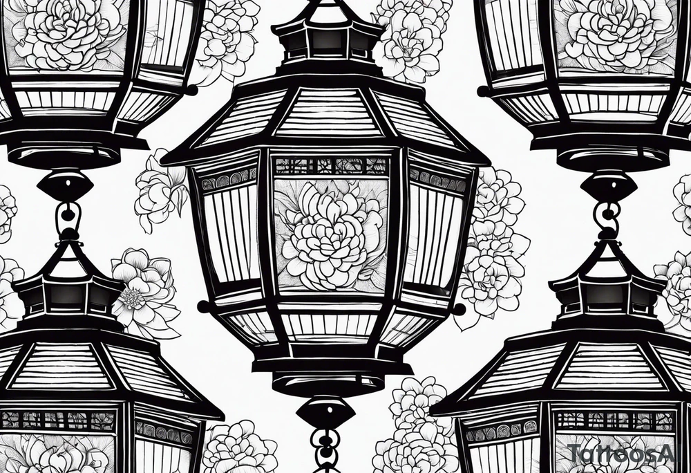lanterns tattoo idea