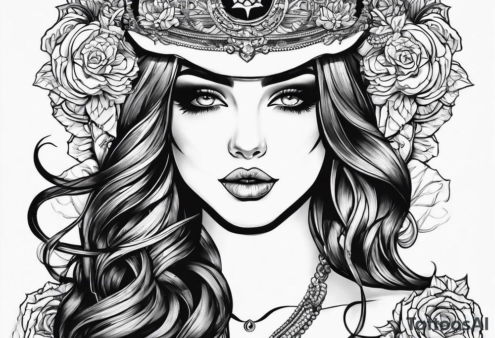 Shadows being sewn together tattoo idea