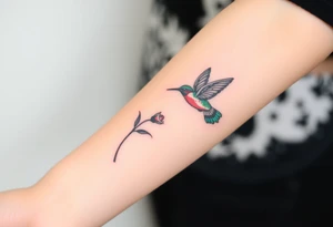 A tattoo with the name:
Debby Deguzman with
8-17-61 to 5-29-25 with a
Rose with a
Hummingbird tattoo idea