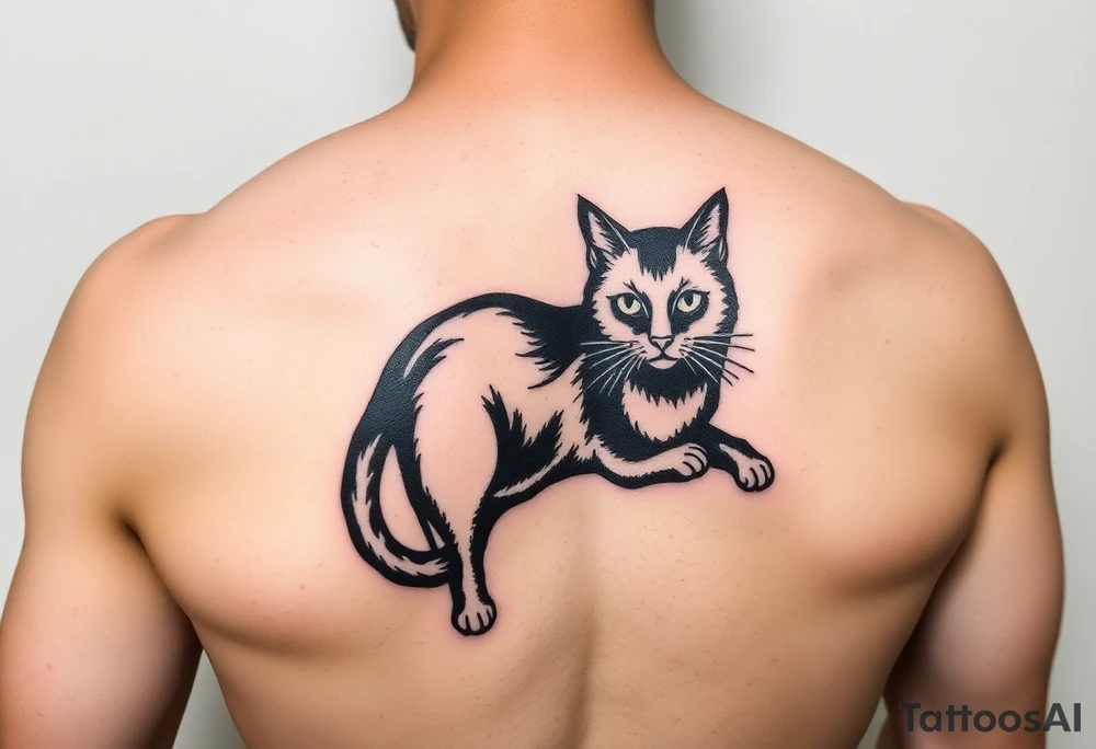 Black Cat tattoo idea