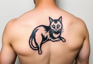 Black Cat tattoo idea