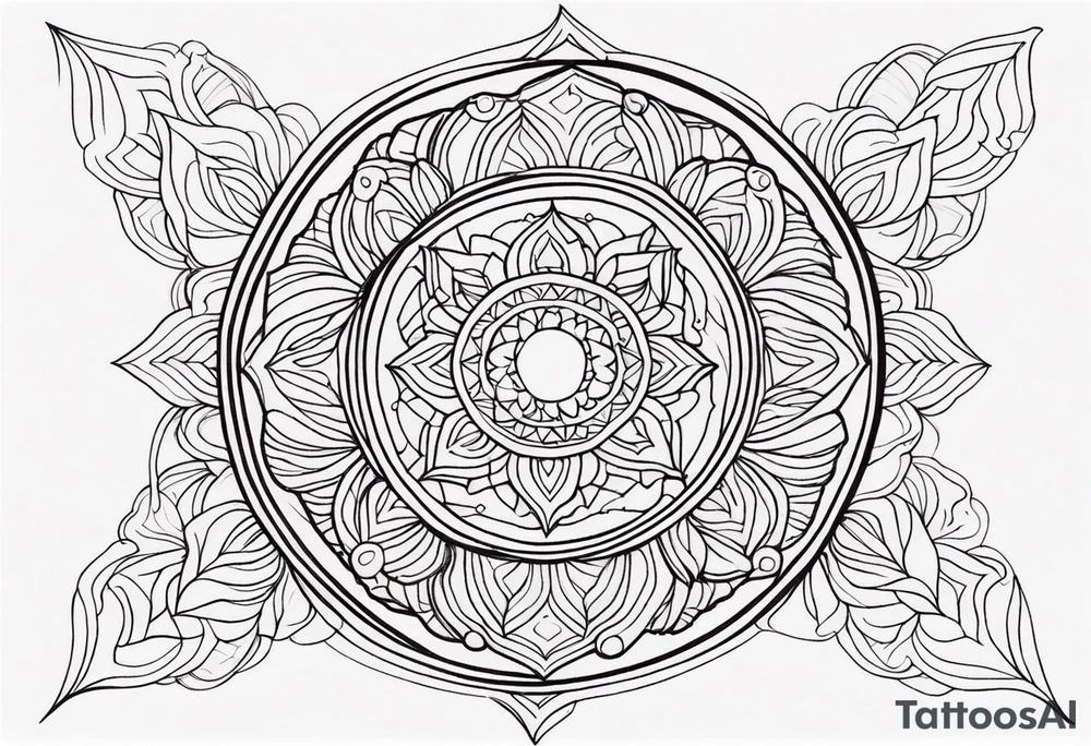 Mandala tattoo idea
