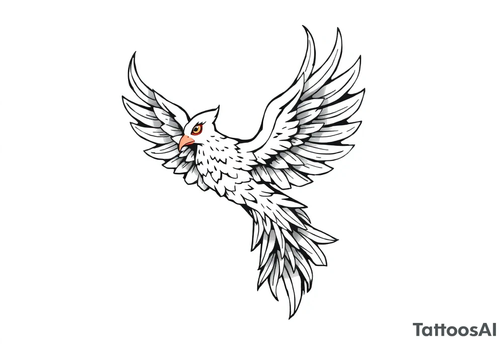 Phoenix tattoo idea