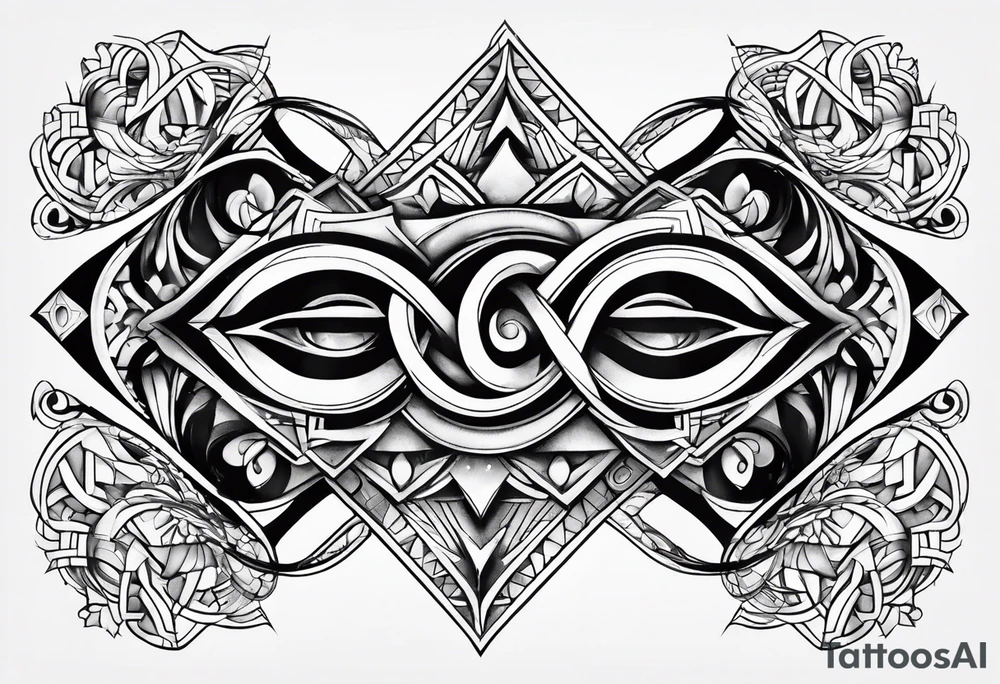 Horizontal, Infinity symbol tattoo idea