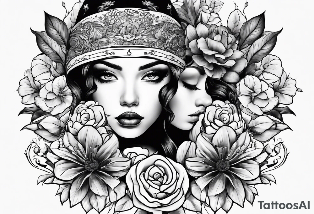 the album cover of Flower boy tattoo idea