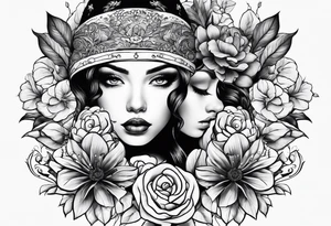 the album cover of Flower boy tattoo idea