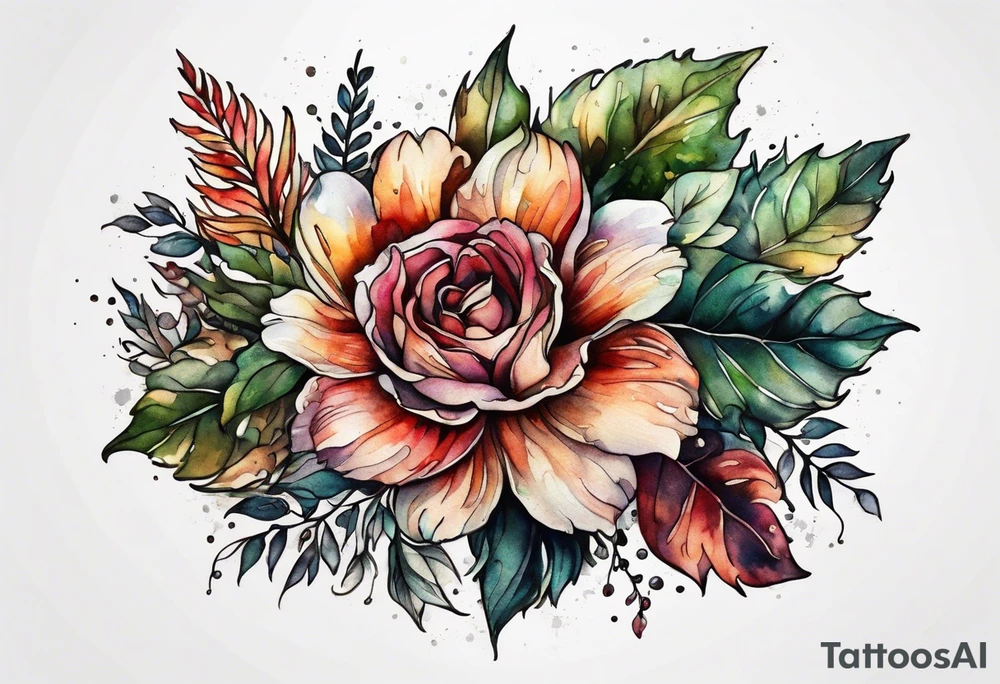 forrest floor tattoo idea