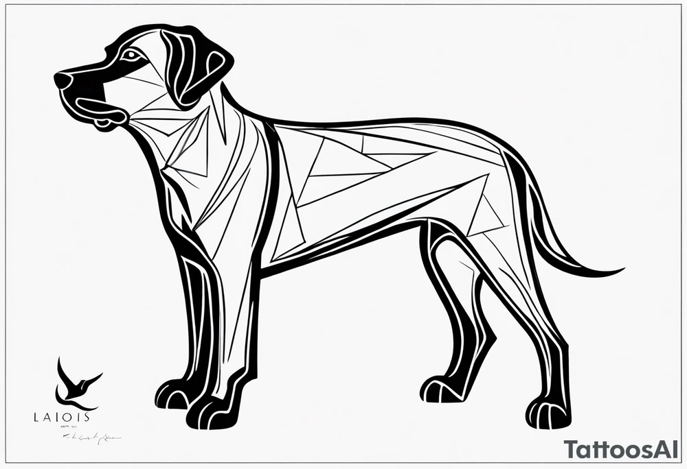 labrador, picasso, loiskis tattoo idea