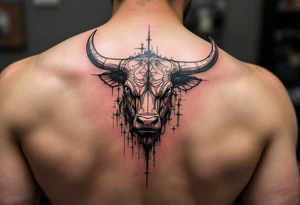 Wall Street bull tattoo tattoo idea