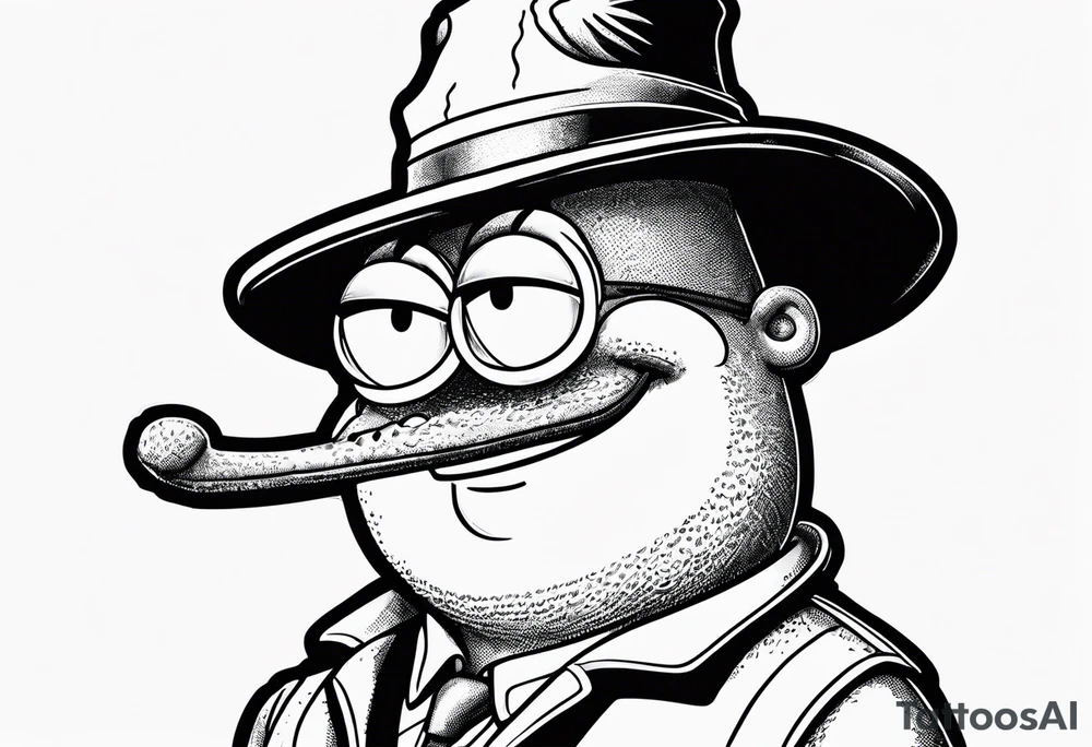 Sandy cheeks from SpongeBob in Texas tattoo idea