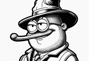Sandy cheeks from SpongeBob in Texas tattoo idea
