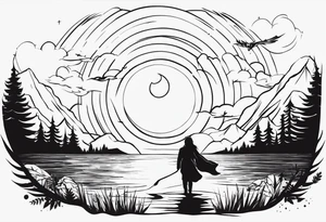 I will follow you into the dark tattoo idea