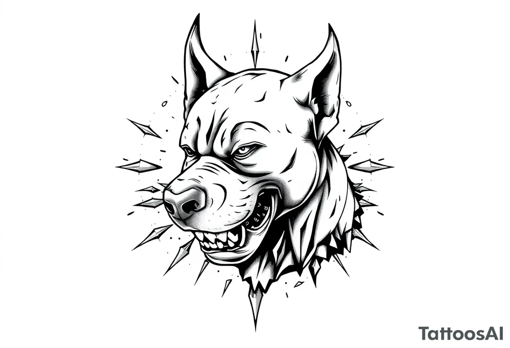 PITBULL tattoo idea