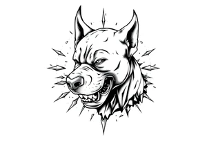 PITBULL tattoo idea